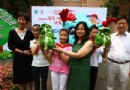 花儿心语送祝福 加入“留住一桶水”绿色奥运行动