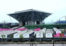 上海世博会中国馆——“东方之冠”已经成型